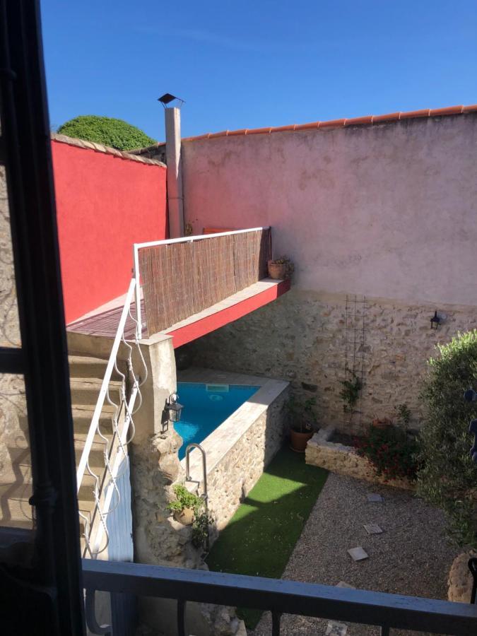 L'Oiseau Bleu Rollier Panzió Roubia Kültér fotó